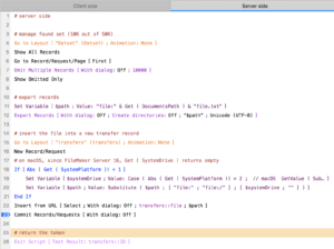 server side script