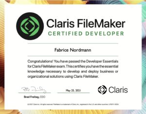 FileMaker Certification 2020