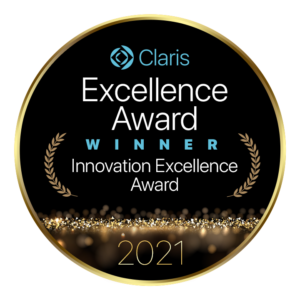 Claris Innovation Excellence Award Badge